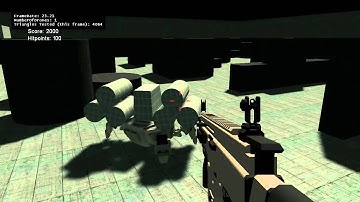 Project Sunburn: Rocket Drone & Assault Rifle [XNA Game]