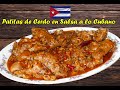 Patitas de Cerdo en Salsa a lo Cubano/Manitas de cerdo a lo cubano