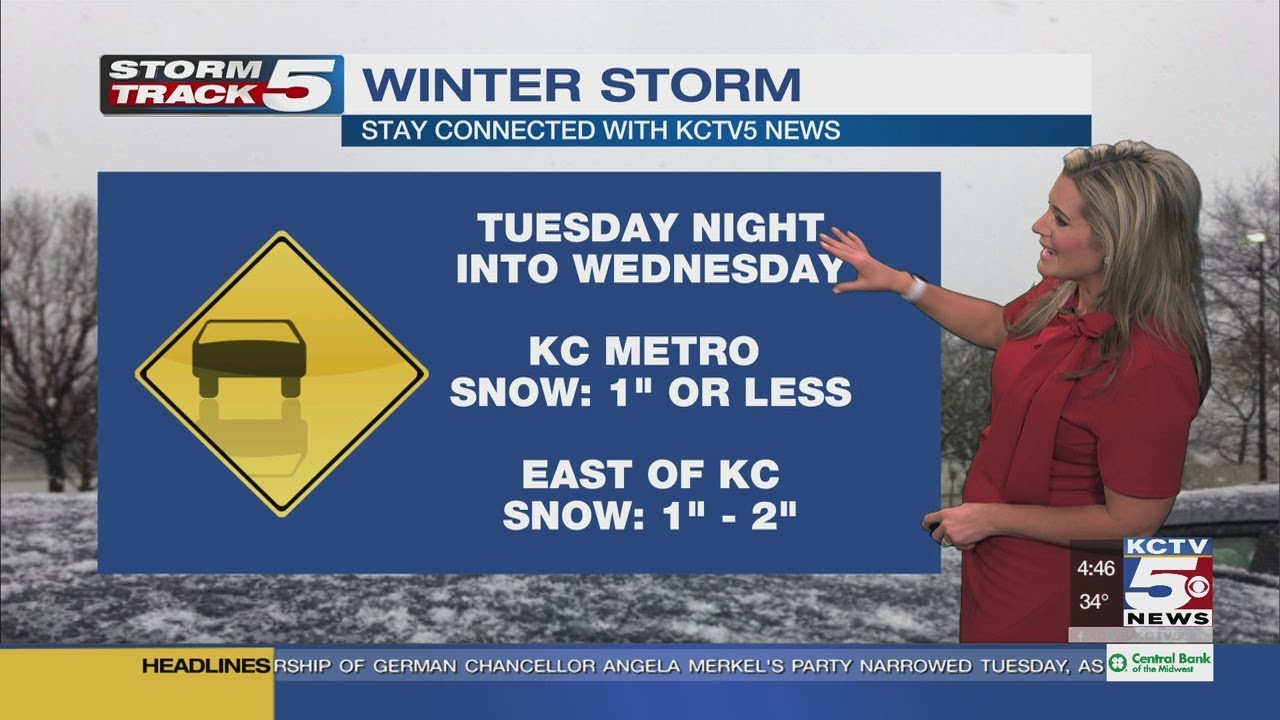 FORECAST: Tracking a chance for light rain, snow tonight - YouTube