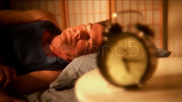 Man Waking Up. Stock Footage
