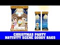 Christmas Party Nativity scene Goody Bags| Church Party Favors| Holiday Party