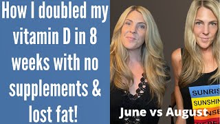 HOW I DOUBLED MY VITAMIN D ☀️ IN 8 WEEKS WITHOUT SUPPLEMENTS & LOST FAT ??