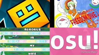 Top Mutual Songs in both osu! and Geometry Dash