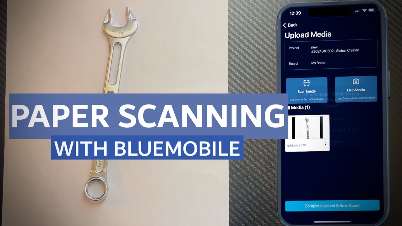 Paper Scanning with BlueMobile - YouTube