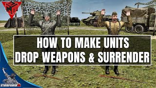 How to make units drop weapons & surrender | Gem Editor Tutorial