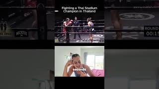 My favourite moment of the entire fight! The atmosphere was mental #muaythai #sweep #fighthighlights