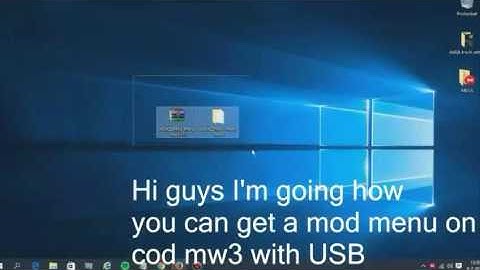 CALL OF DUTY MW3 MOD MENU TUTOTRIAL NO JAILBREAK