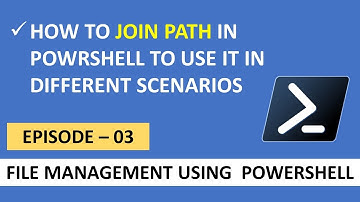 How To Join Paths // EP 03 // Efficient & Automatic File Management With PowerShell