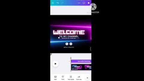 Learn to create an amazing welcome video for Youtube using Canva app || @punjanipro2184 #canva
