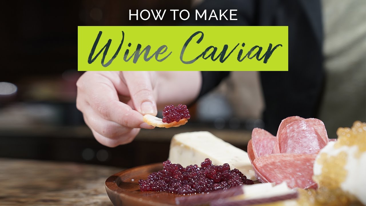 How to Make Wine Caviar