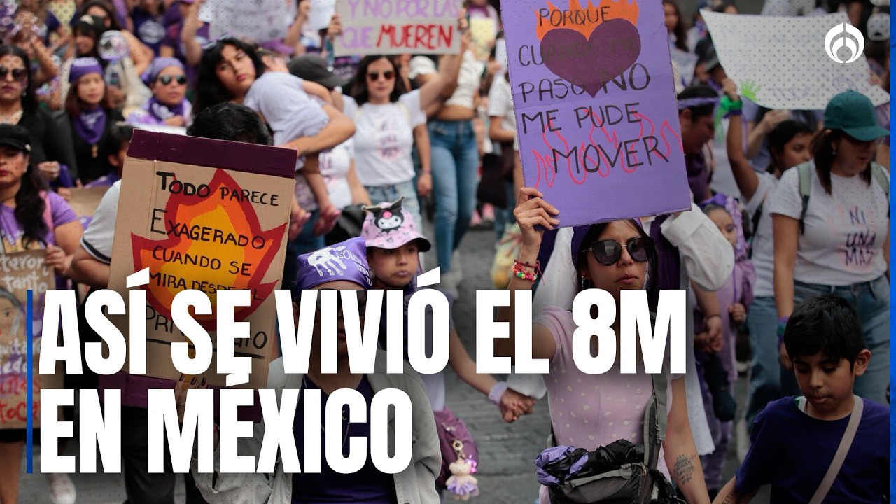 120 mil mujeres marchan en CDMX por el 8M: el grito sigue siendo '¡Que ...