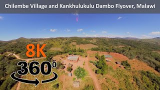 8K 360° VR flyover video of Chilembe Village and adjacent Dambo, Kankhulukulu, Malawi.