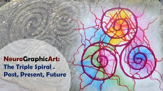 NeuroGraphic Art: The Triple Spiral - Connecting the Past, Present, and Future