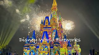 Disney World Orlando Fireworks (Magic Kingdom) 4K