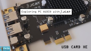 Exploring PC Audio with JCAT - USB Card XE, Optimo Nano / Optimo 3 Duo PSU