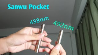 Sanwu Pocket Laser - 488nm vs 492nm - Review