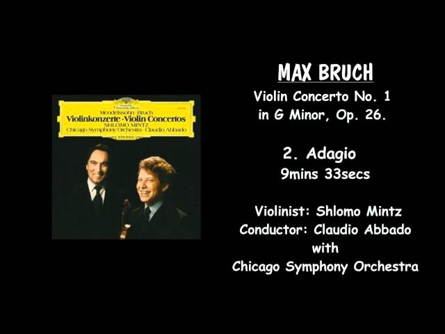 Bruch - Concerto pour violon n° 1 : Finale : S.Mintz / Orch Symph Chicago / C.Abbado