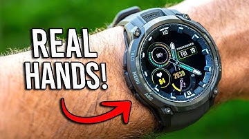 This Smartwatch Has REAL HANDS! (Garmin Instinct Crossover AMOLED Unboxing)