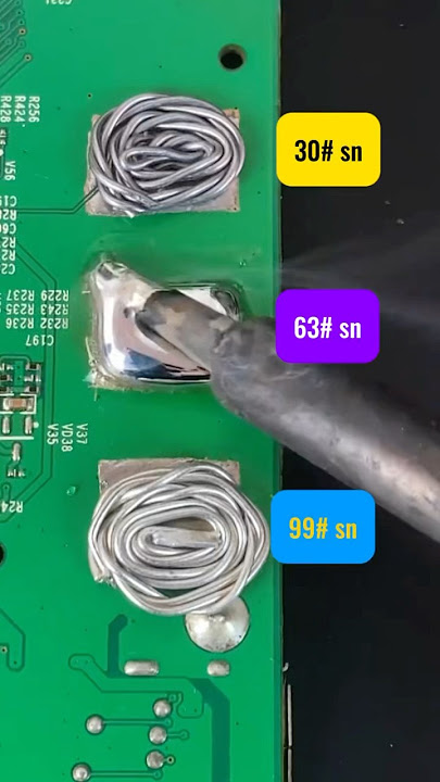 63 solder wire, high purity solder joints, bright and firm. #solders #soldering #solderingiron