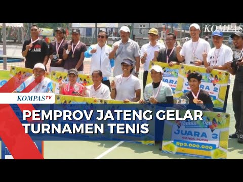 Jaring Bibit Atlet, Pemprov Jateng Gelar Jateng Tennis Open Tournament 2024 di Semarang @kompastv