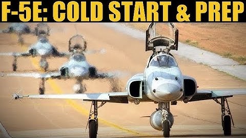 F-5E Tiger II: Cold Start, RWR, Basic Radar & Flight Prep Tutorial | DCS WORLD