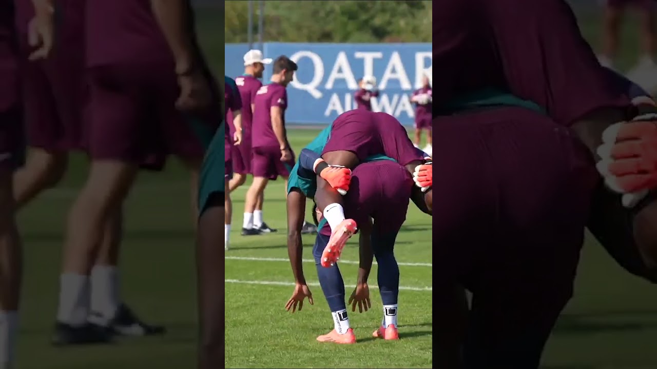 🤣?! #nunomendes #tenas #psgtraining