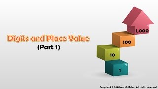 Digits And Place Value Part 1