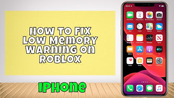 How to FIX Low Memory Warning on Roblox iPhone (2025)