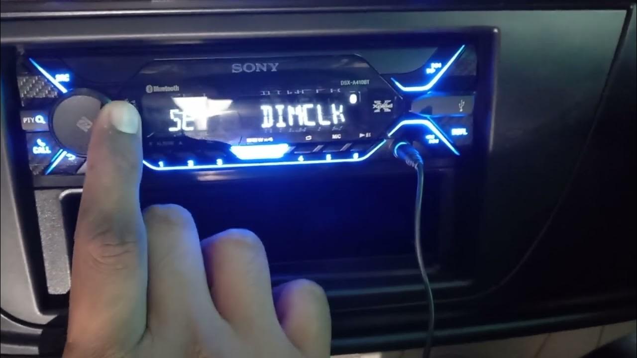 sony car stereo Alto 800 model number DSXA410BT YouTube