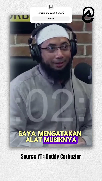 musik haram? #musikharam #khalidbasalamah #deddycorbuzier #podcast