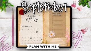 PLAN WITH ME | Digital Bullet Journal Setup | September 2020 screenshot 4