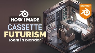 Cassette Futurism Aesthetic in Blender - 3D Modeling Process | Polygon Runway