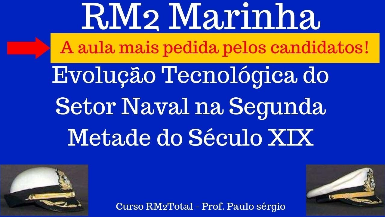História Naval. RM2 da Marinha. Evolução Tecnológica do Setor Naval na Segunda Metade do Século XIX.