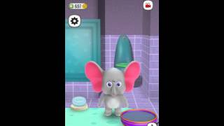 My Talking Elephant Elly - cutest pet ever! #virtual pet #elephantgames #talking_games