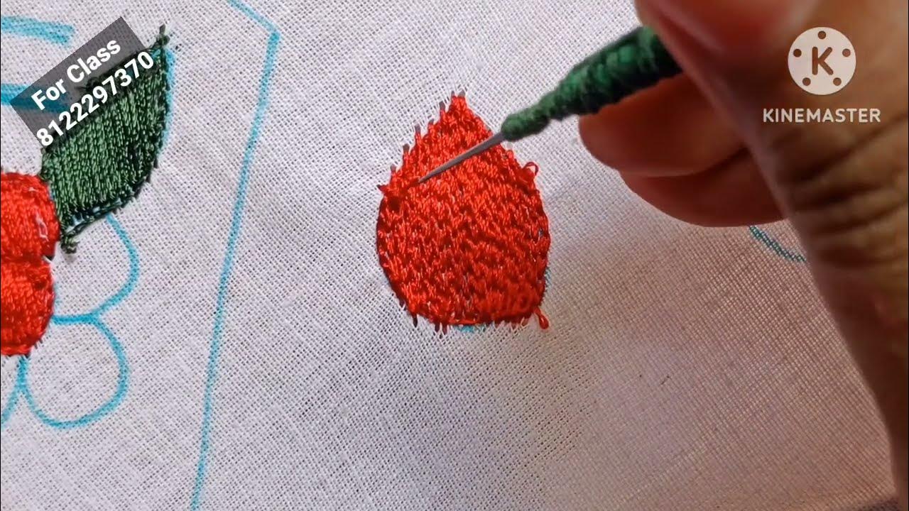 Class 18 Thambur Stitch # ISFA CREATIONS # #aariwork - YouTube