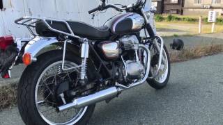 【W650】ノーマルW650が映っているだけの動画