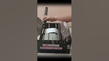 Sticker Labelling Machine Manual For big bottles