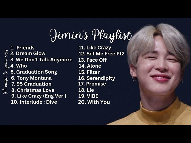 BTS Jimin all Songs Playlist class=