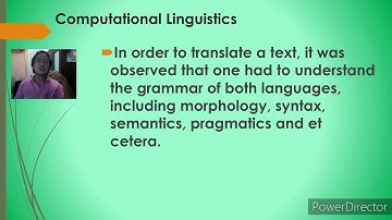 Applied Linguistics and Computational Linguistics (Part 2)