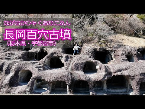 【必見！子どもと古墳】長岡百穴古墳（ながおかひゃくあなこふん・栃木県）に来たよ！不思議な横穴がいっぱい！！