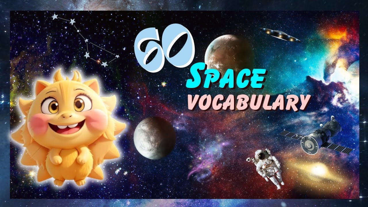 60 Space Vocabulary l Space Elements Name in English | Solar System
