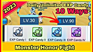 🍬 Level-up your monsters with unlimited EXP Candy!🤩 Discover 10 rare candy tricks by Pss Gamer King👑
