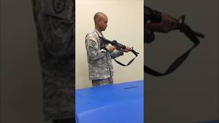 U.S Army learning the functions of M4 #shorts #army #military