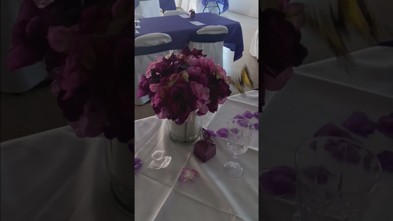 Decor on a budget: Flying butterfly centerpiece idea. 