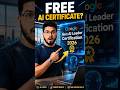 FREE Google AI Certification 2026? 🤯 Google Gen AI Leader Certification Explained!