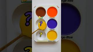 Guess the mixed colors _ (easy to hard) #colormixing #paintmixing #guessthecolor