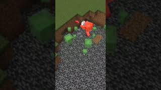 2slime and 25 silver fish 🆚 iron golem in Minecraft