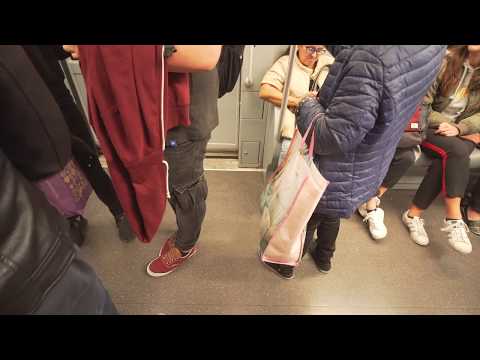 Italy, Milano, Metro ride from Sesto Marelli to Rovereto