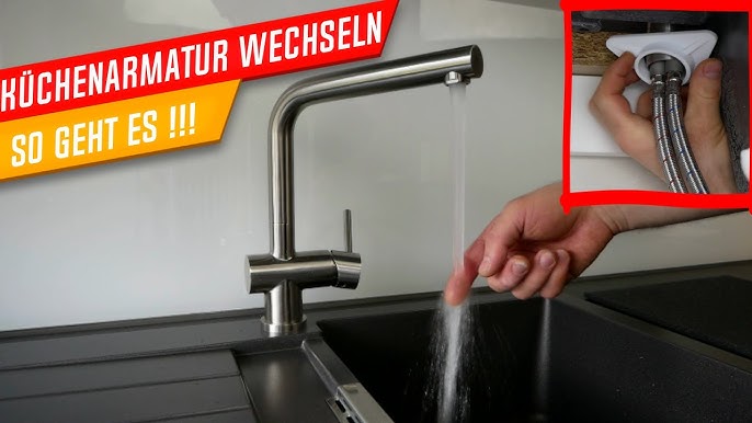 Schütte Küchenarmatur mit herausziehbarer Geschirrbrause Supra