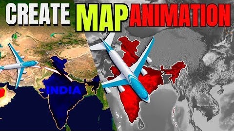 How To Edit Map in Mobile|| Map Editing | Editing map like dhruv rathee #map #mapanimation #editing 